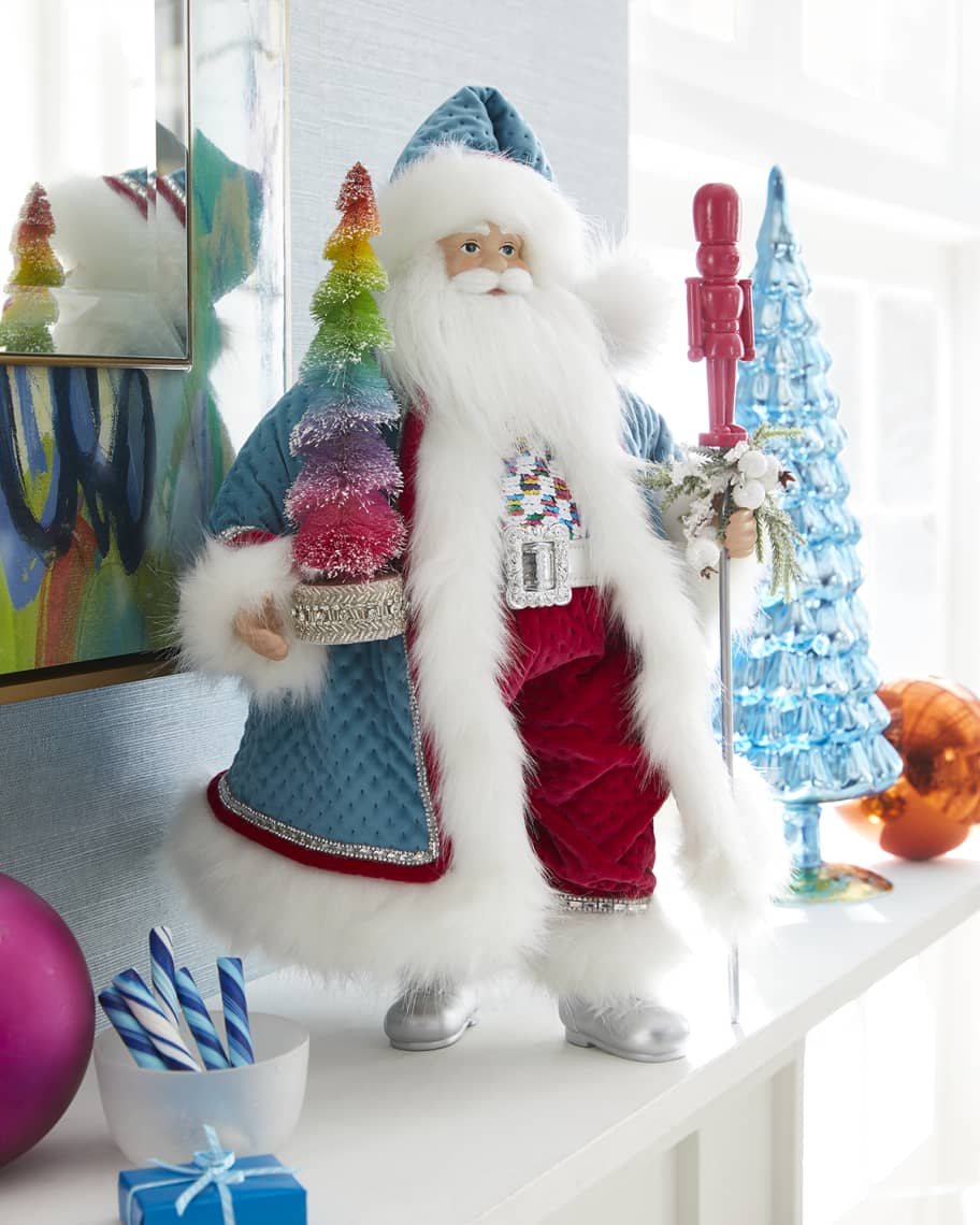 Neiman Marcus Bright Holiday Santa Decoration Horchow