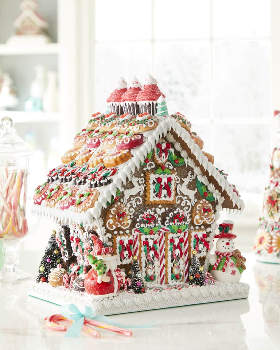 Sweet Savannah Large Gingerbread House Horchow