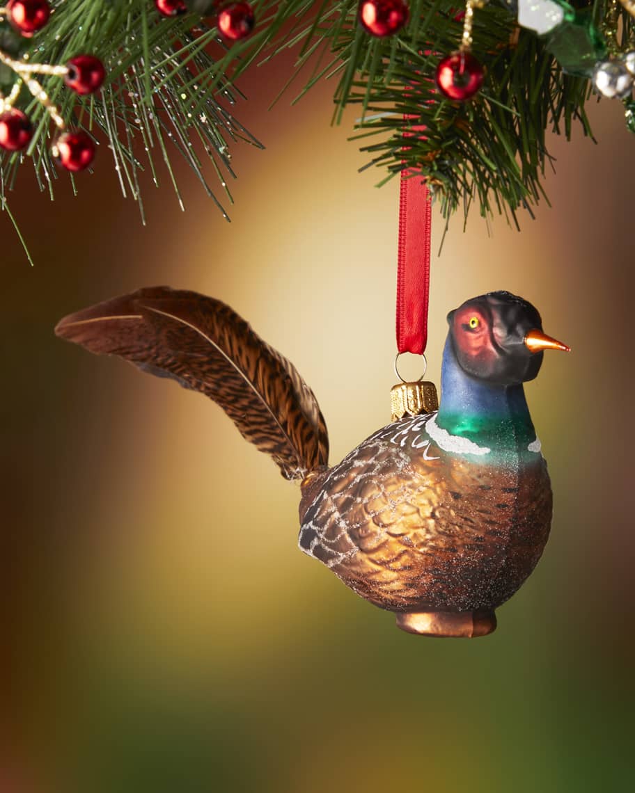 Neiman Marcus Pheasant Ornament Horchow