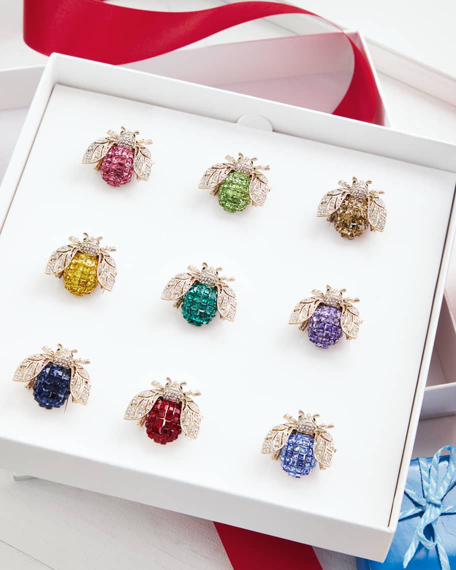 Image 2 of 2: Rainbow Sparkle Bee Clips Boxed Set
