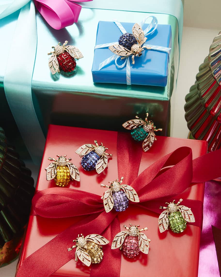 Image 1 of 2: Rainbow Sparkle Bee Clips Boxed Set