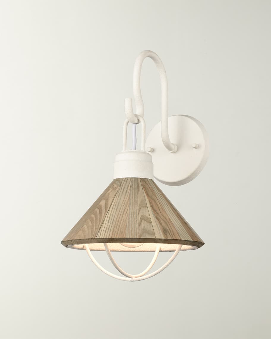 Image 1 of 2: Cape May 1-Light Sconce