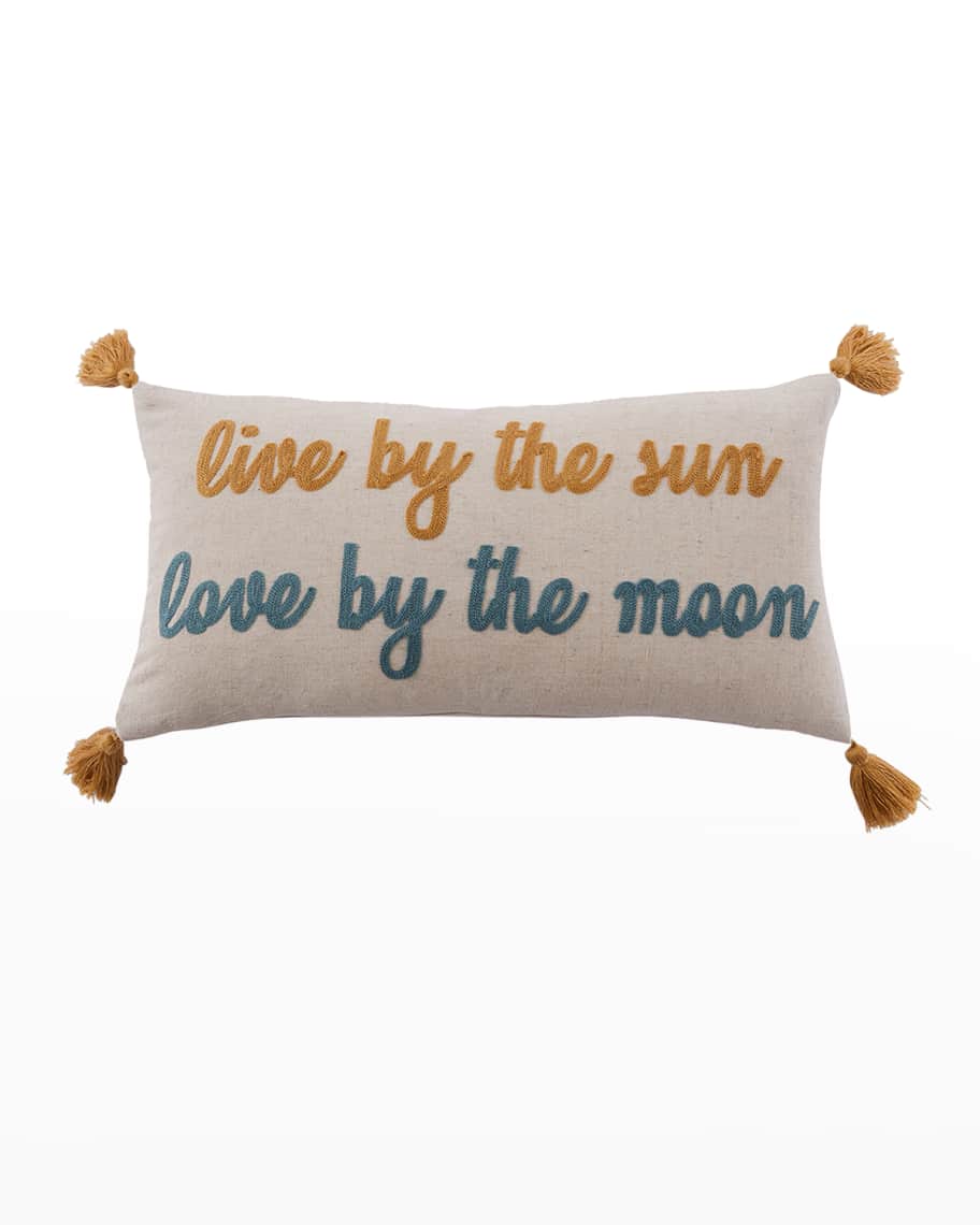 Image 1 of 3: Kassandra Live by Sun Moon Pillow - 12" x 24"
