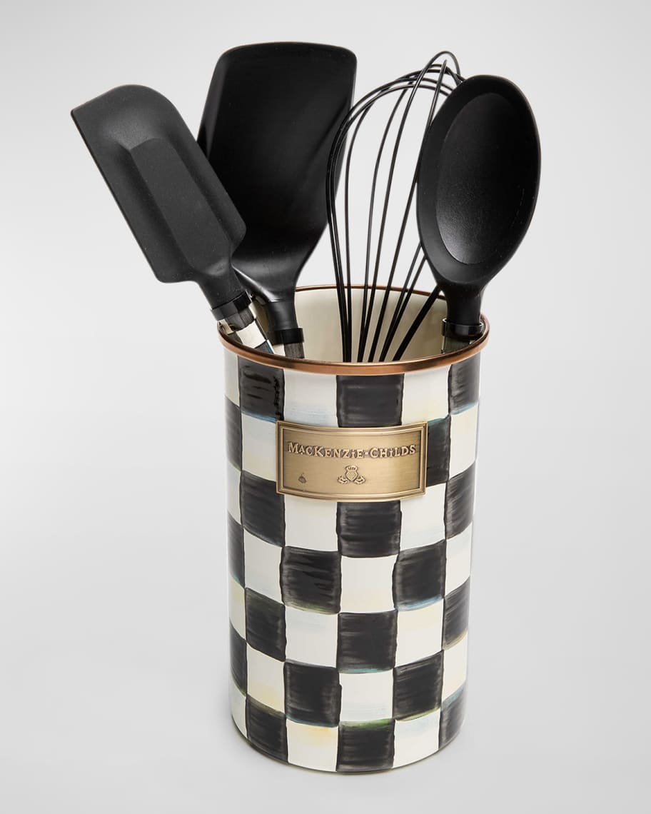 MacKenzie Childs Courtly Check Enamel Utensil Set Horchow