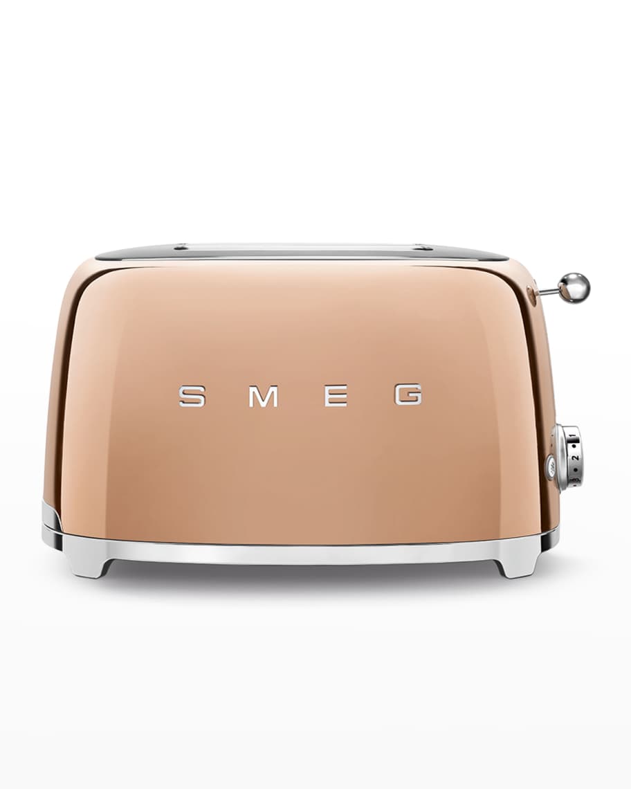 Smeg Retro 2Slice Toaster, Rose Gold Horchow