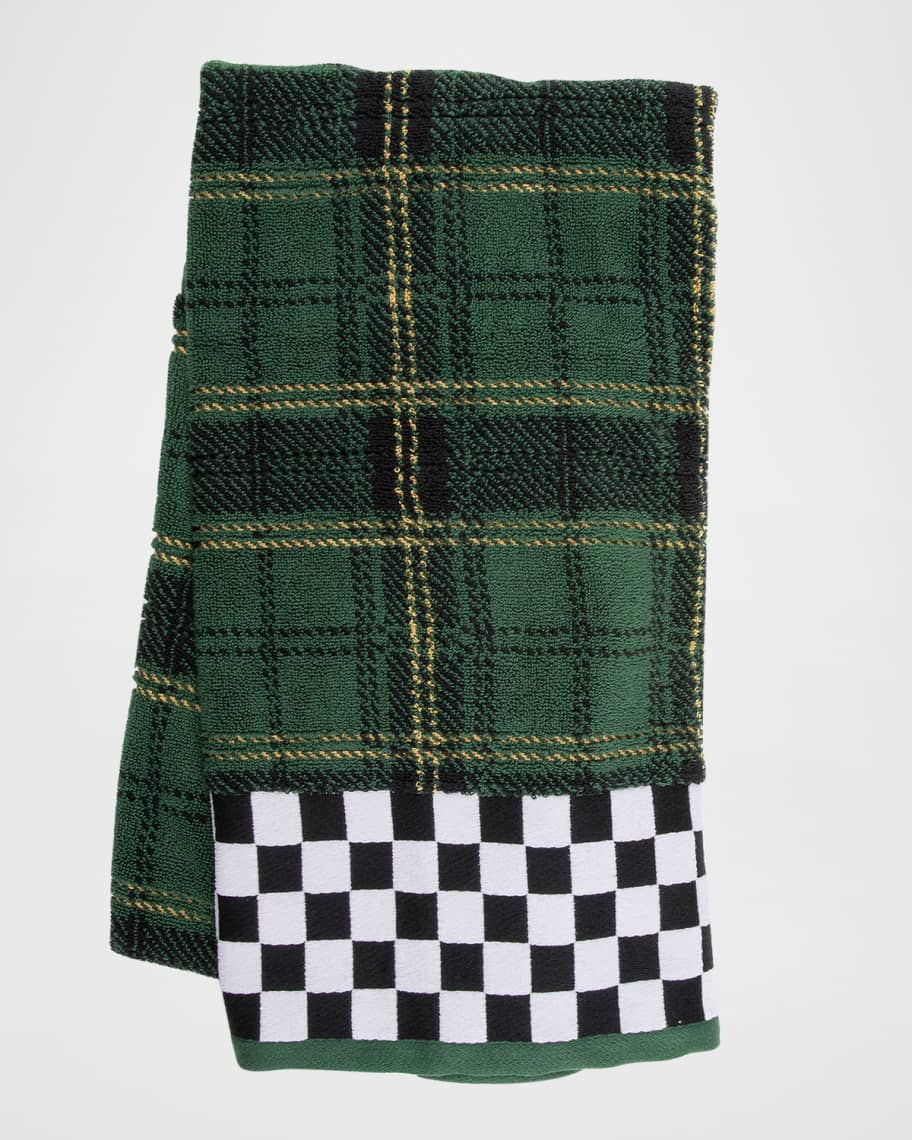 Plaid bathroom towels 2025