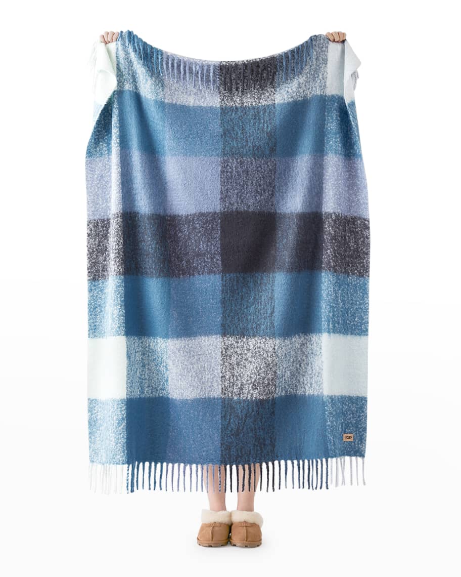 Ugg plaid throw outlet