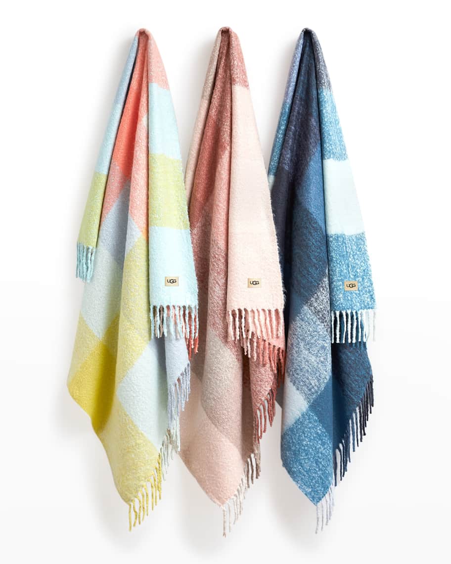 Ugg plaid throw top