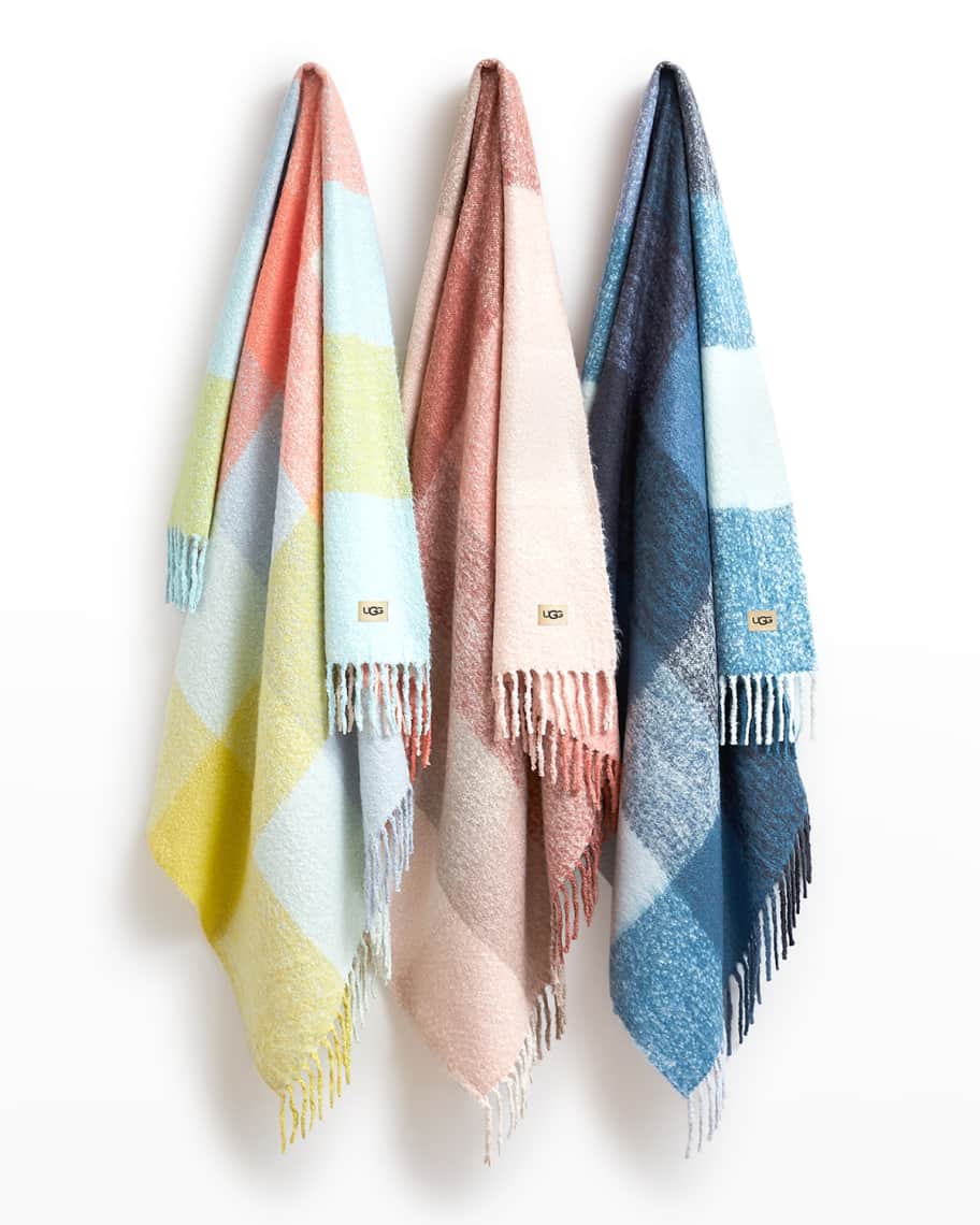 Ugg plaid throw blanket outlet