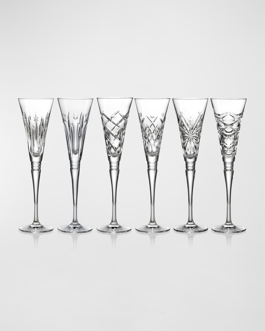 Crystal Champagne Glasses Vintage Lead Crystal Flutes Luxury