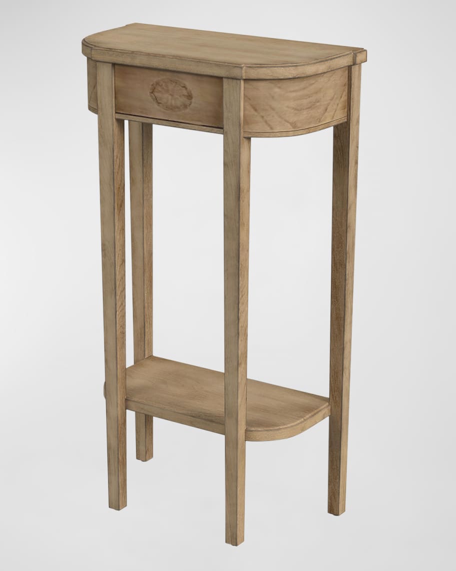 Image 2 of 5: Wesley Demilune Console Table 