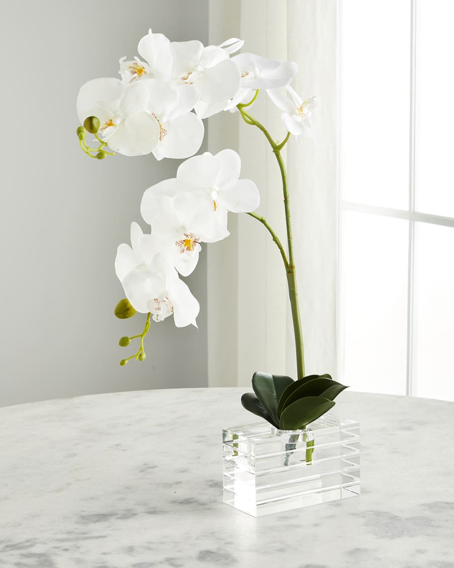 Image 1 of 2: Crystal Clear Orchids Arrangement 
