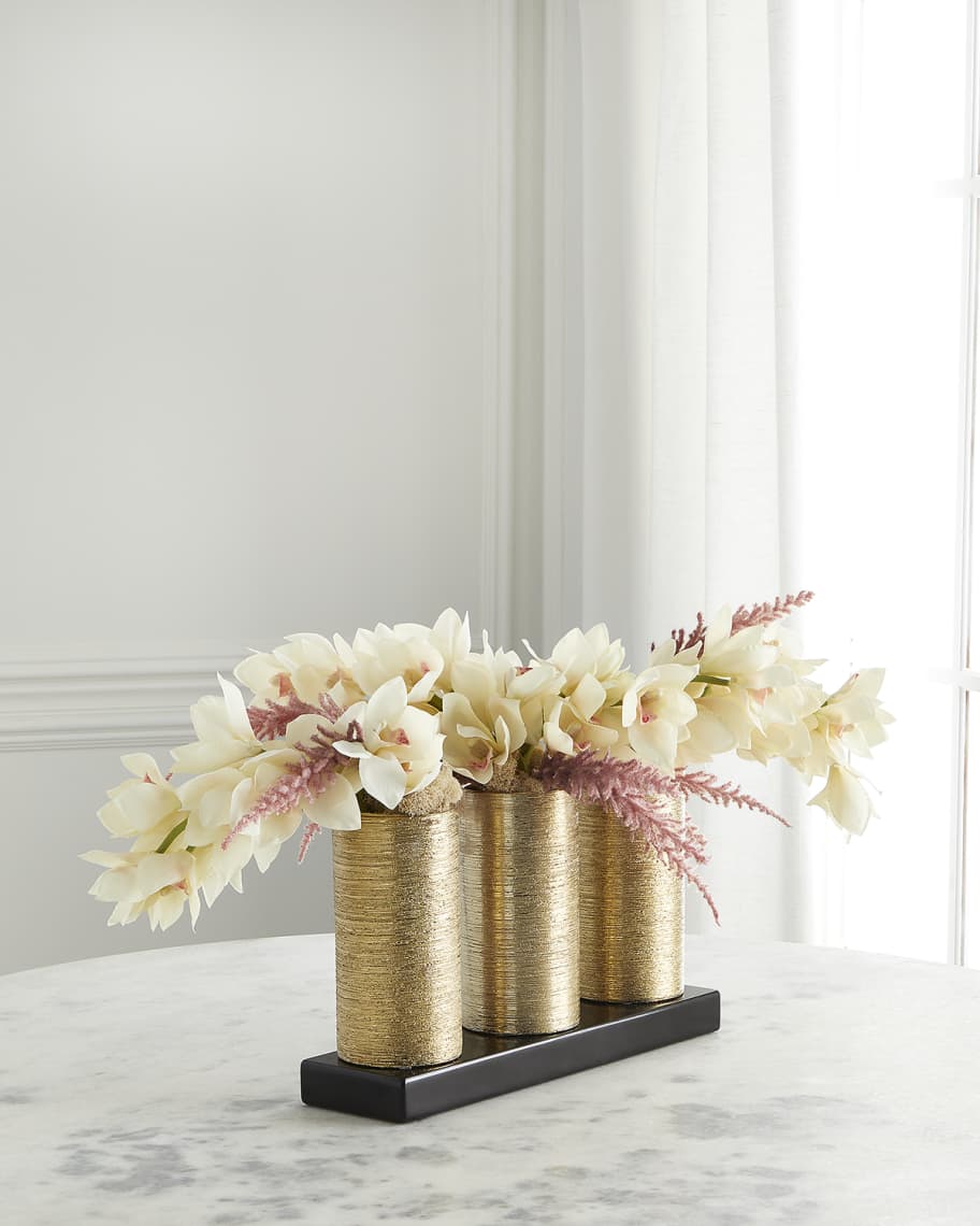 Image 1 of 2: Spun Gold Floral Arrangement 