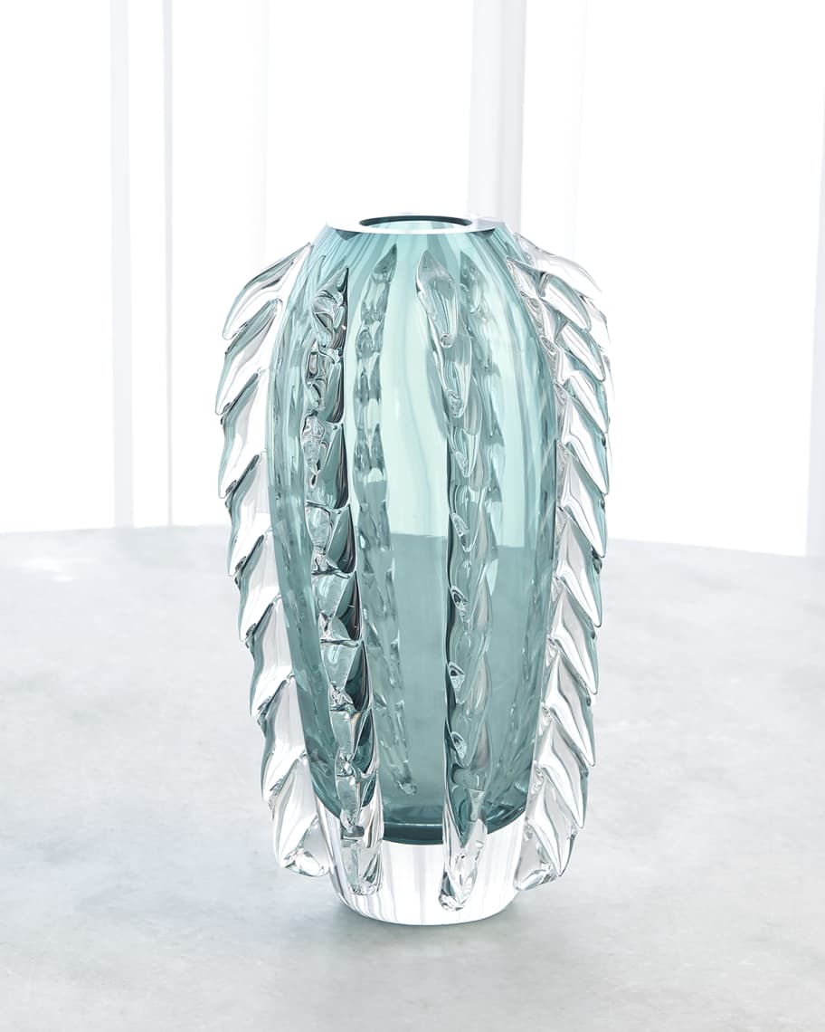 Global Views Fringe MouthBlown Glass Vase Horchow