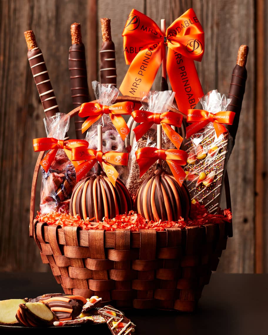 Mrs Prindable's Grand Fall Caramel Apple Gift Basket Horchow