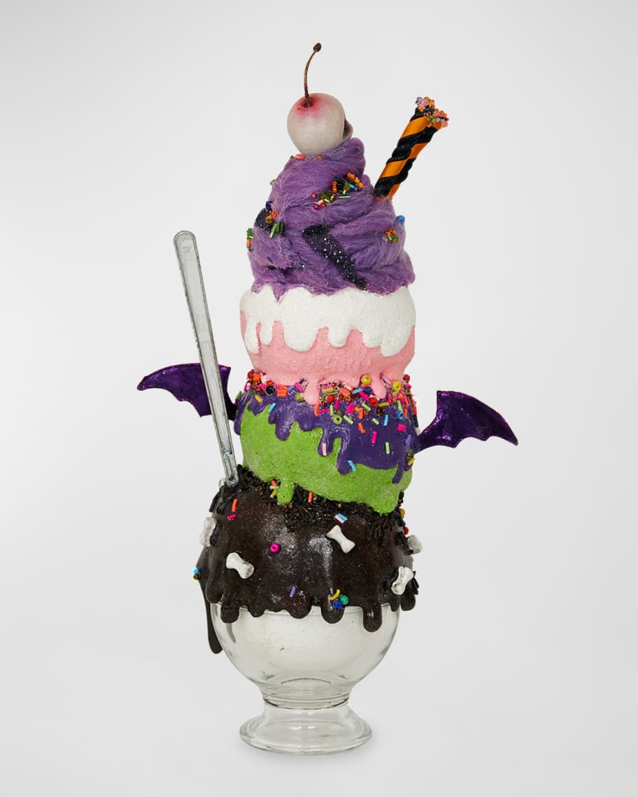 Image 2 of 2: Triple Ice Scream Delight Halloween Decoration 