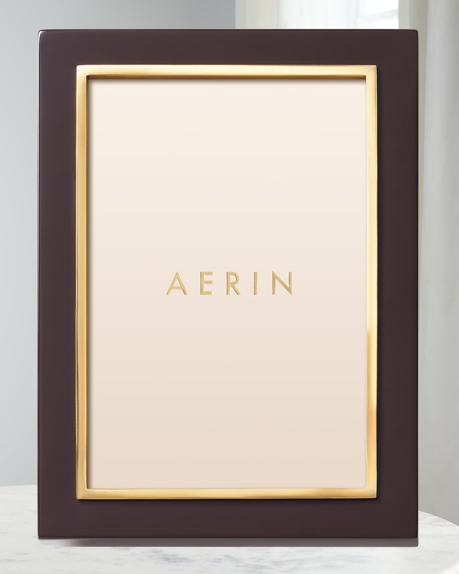 Image 2 of 3: Chocolate Varda Lacquer Frame, 4x6