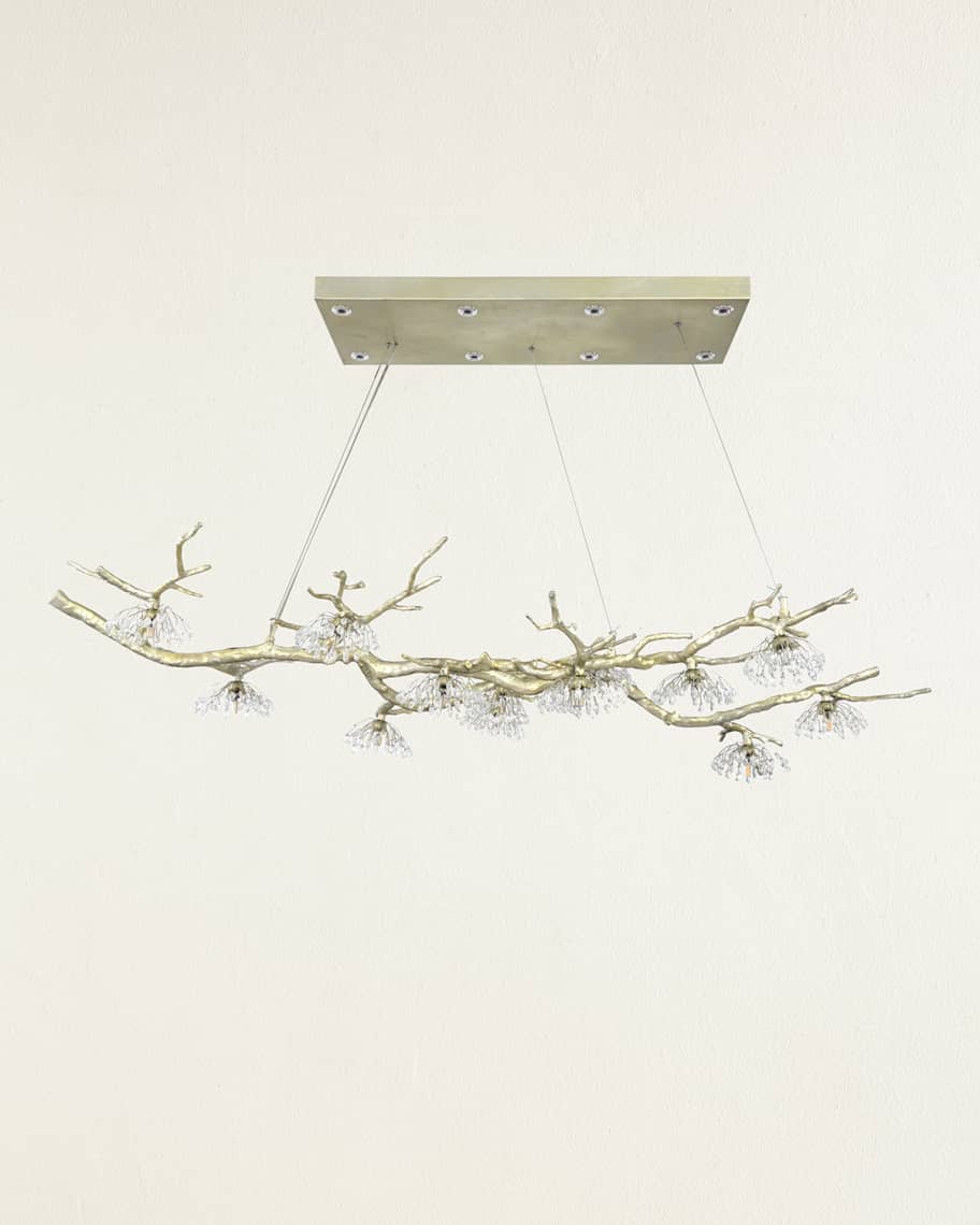 Crystal bud chandelier top