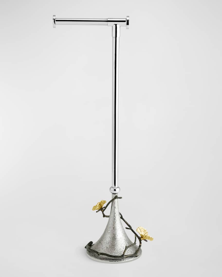 Image 2 of 5: Butterfly Ginkgo Toilet Paper Stand