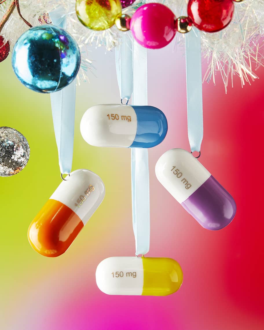 Jonathan Adler Pill Ornaments, Set of 4 Horchow