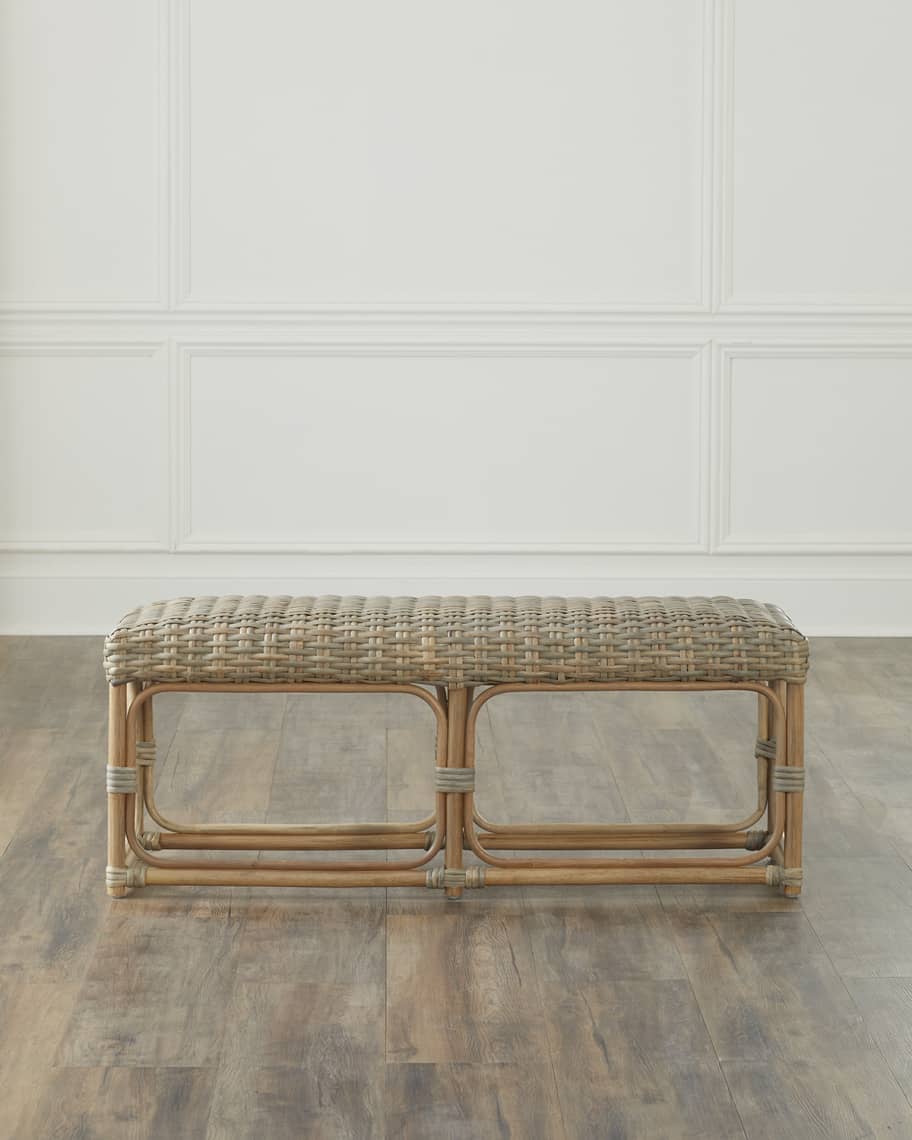 Rattan bench seat deals