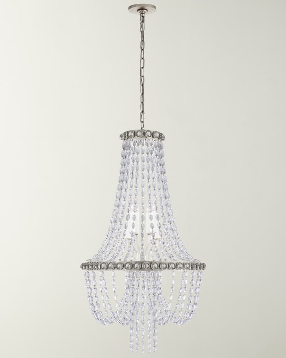 Image 1 of 1: Navona Medium Basket Chandelier By Julie Neill