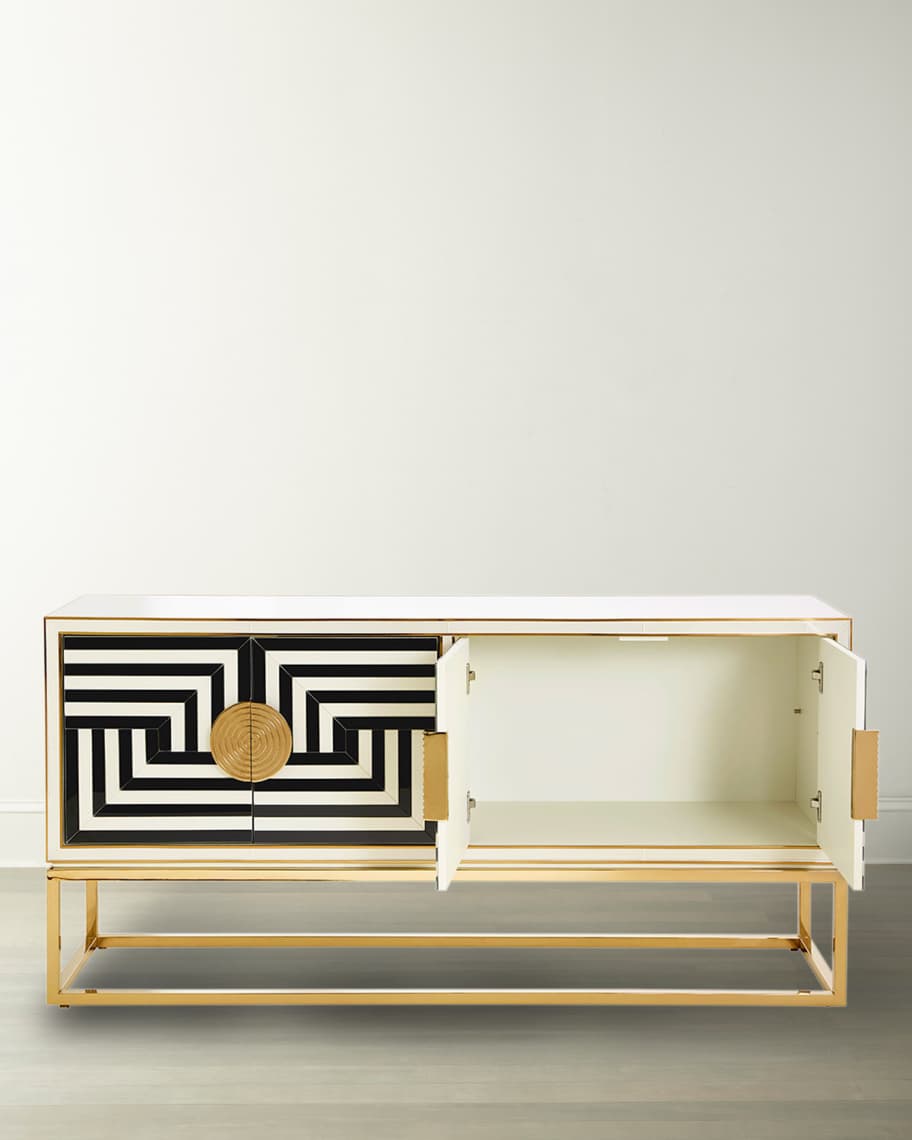 Image 2 of 6: Op Art Credenza