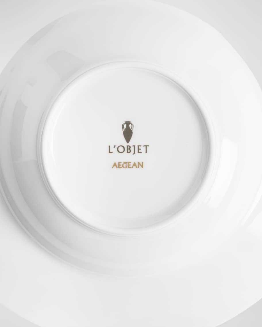 Image 3 of 3: Aegean Filet 24K Gold-Plated Soup Plate