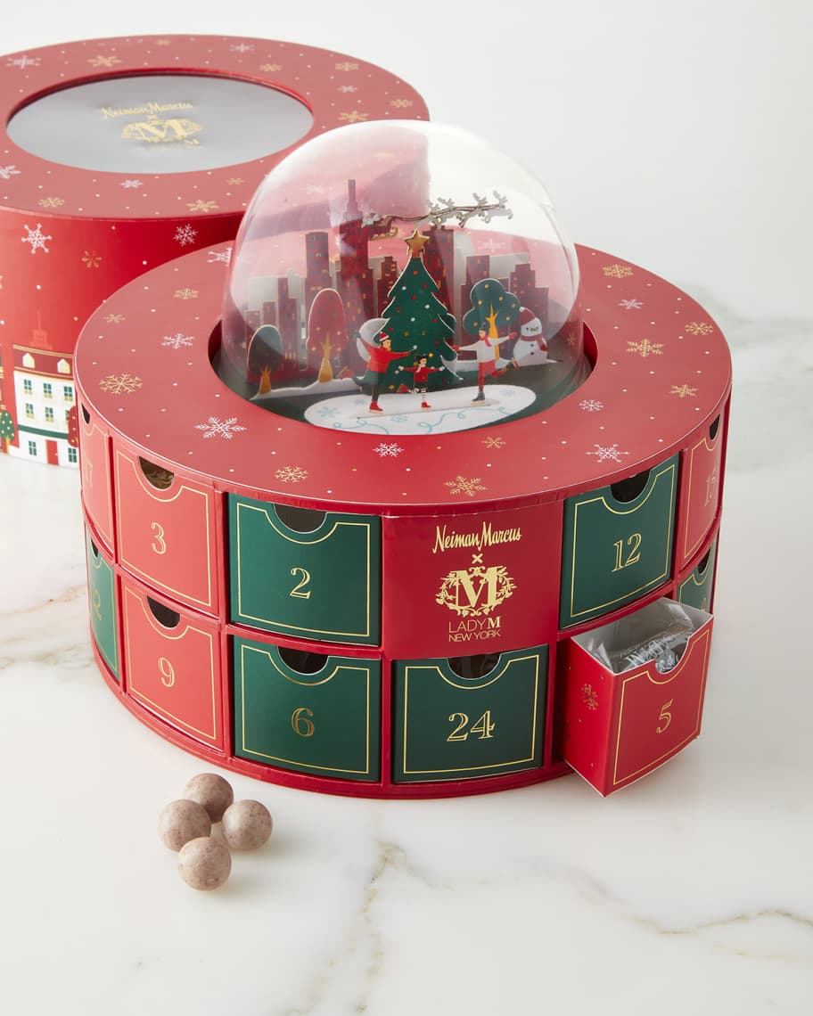 Lady M Confections Co Exclusive Snow Globe Advent Calendar Horchow