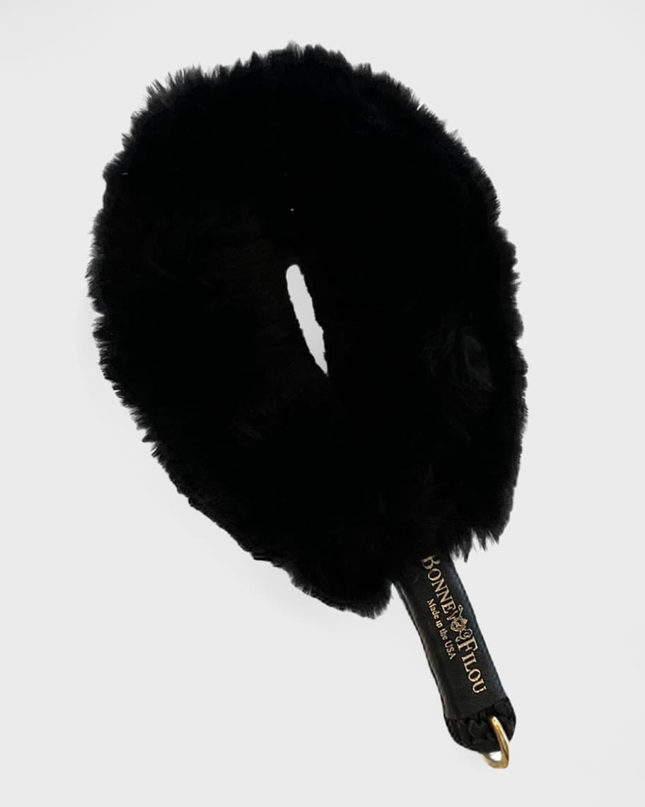 Image 2 of 3: Shearling Fur Dog Grip 