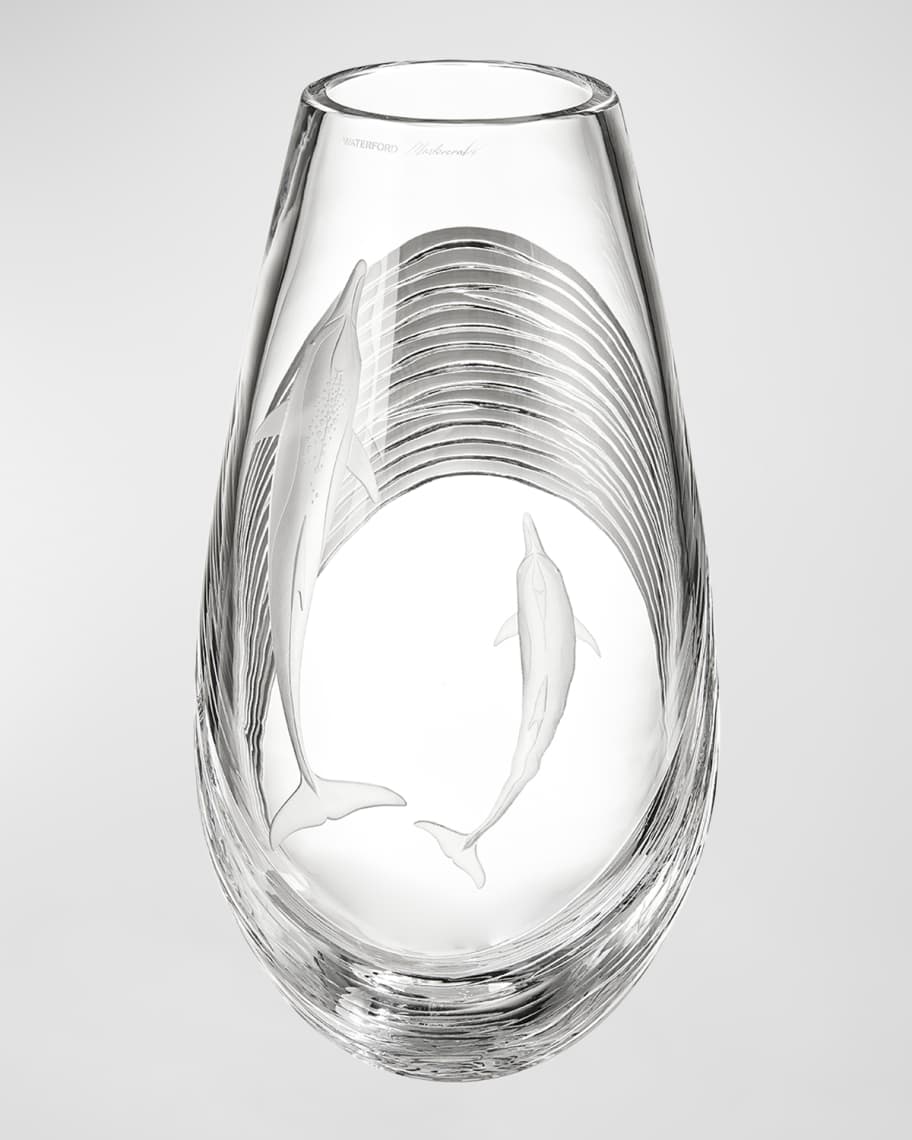 Image 1 of 1: Echo Crystal Vase, 13.6"