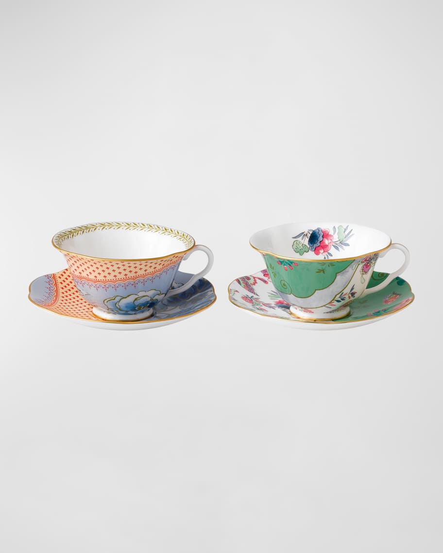 Wedgwood Butterfly Bloom Teacup & Saucer, Set of 2 | Horchow