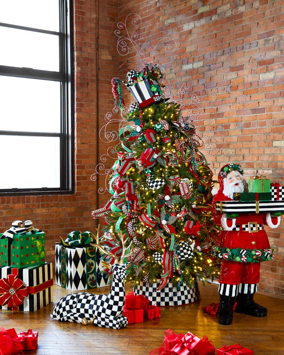 MacKenzieChilds Jolly Holiday Tree and Trim Kit Horchow