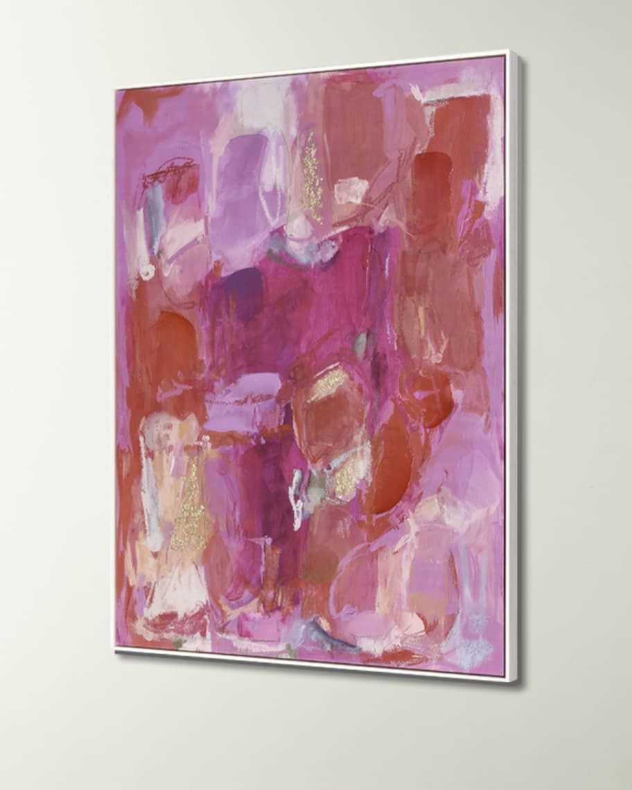 Pink Flush Abstract Framed Wall Art Horchow
