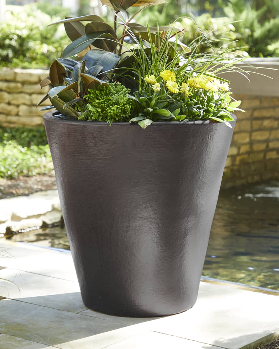 Image 1 of 1: Tapered Ceramic Planter