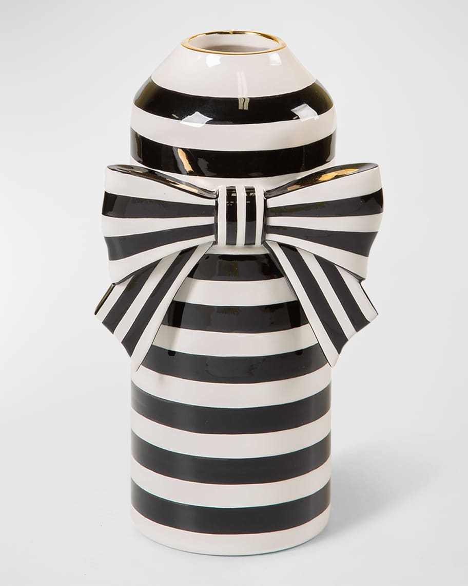 MacKenzieChilds Courtly Bow Vase Horchow