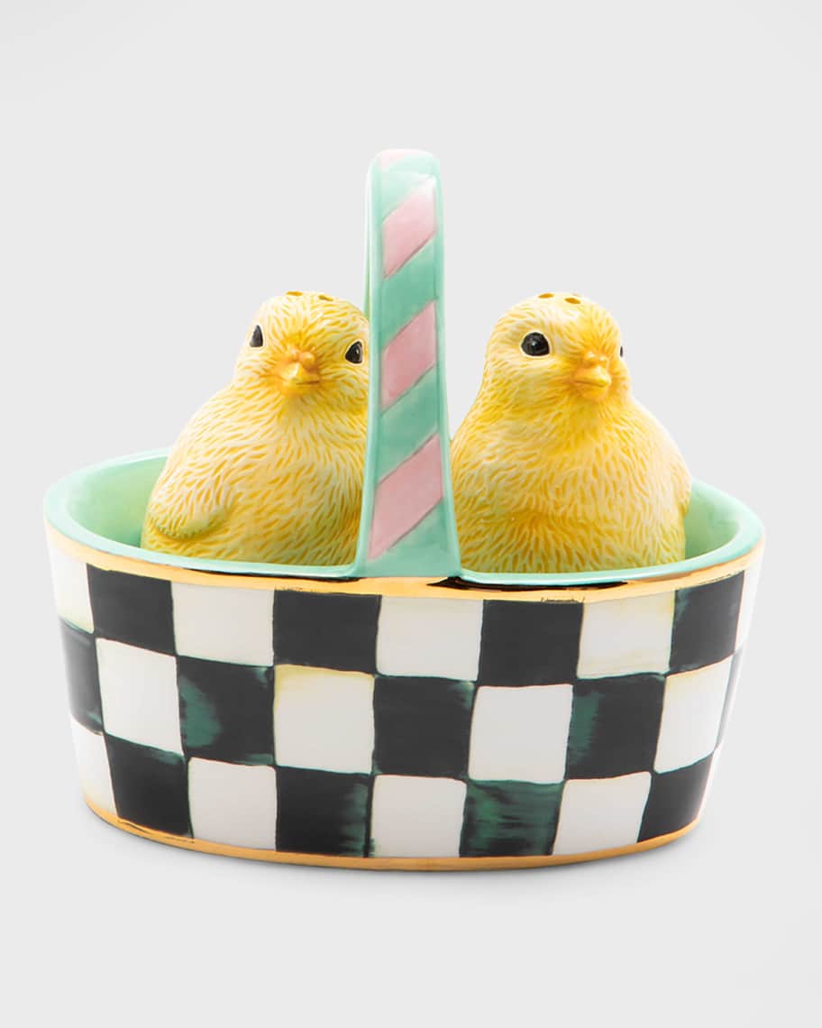 Image 1 of 4: Spring Basket Salt & Pepper Set 