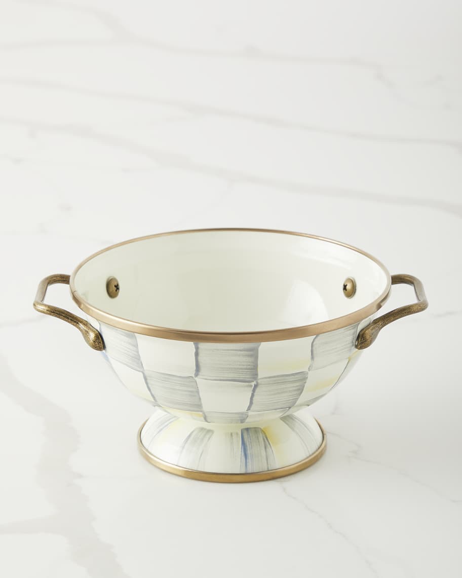 マッケンジーチャイルズ　ボウル MacKenzie-Childs Sterling Check Enamel Everyday Bowls