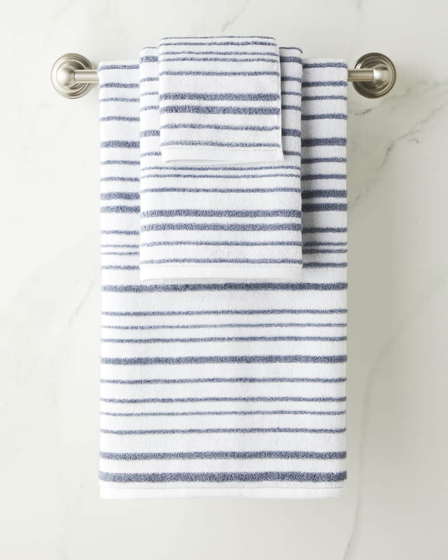 Image 1 of 2: Hudson Stripe Hand Towel