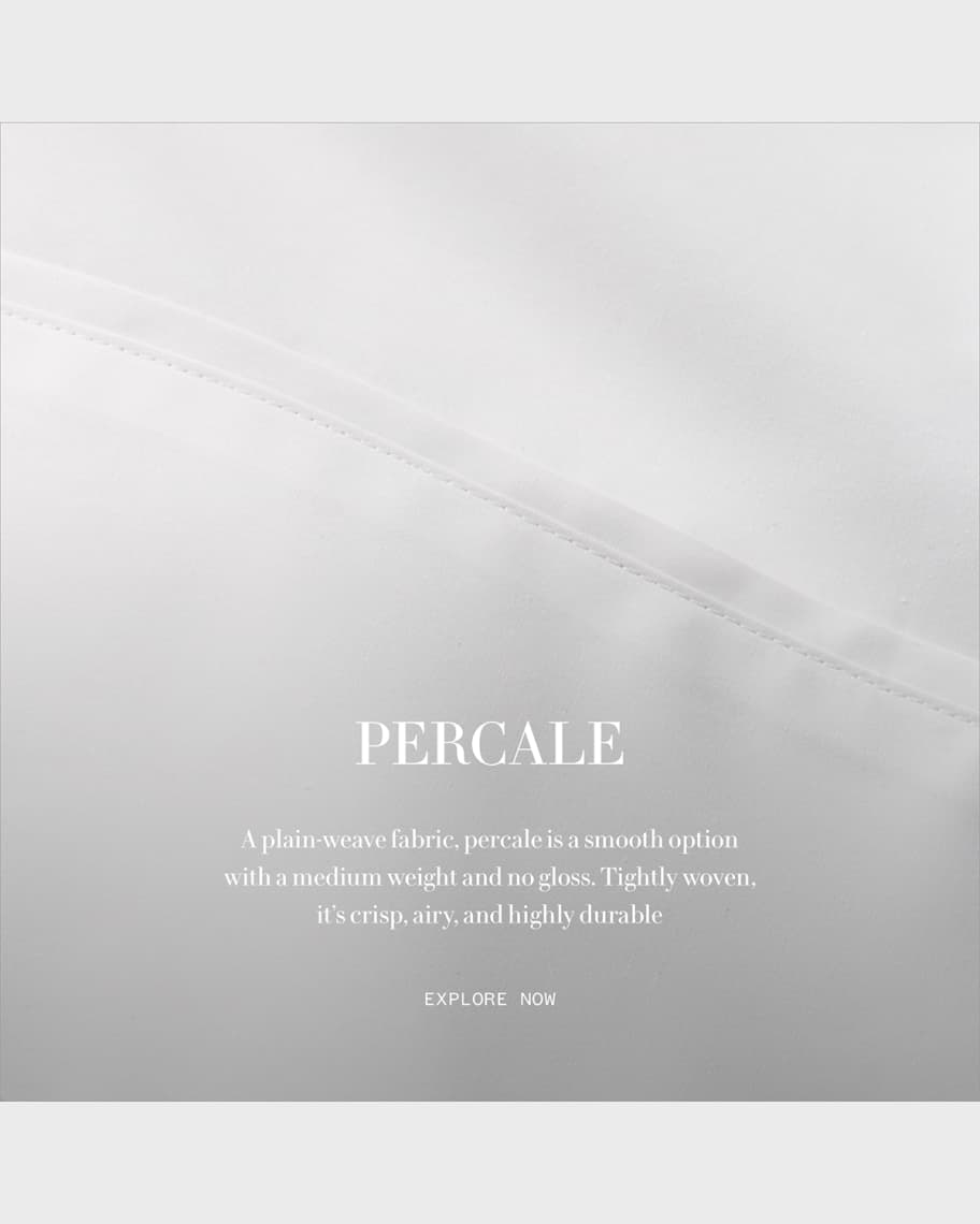 Ralph Lauren Home Organic 464 Percale Fitted Sheet , QUEEN