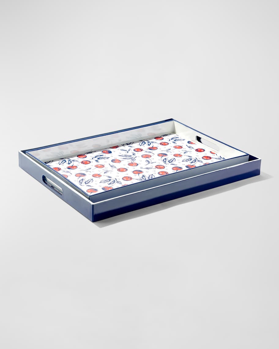 Image 2 of 5: Bing Cherries Trays, Set of 2 