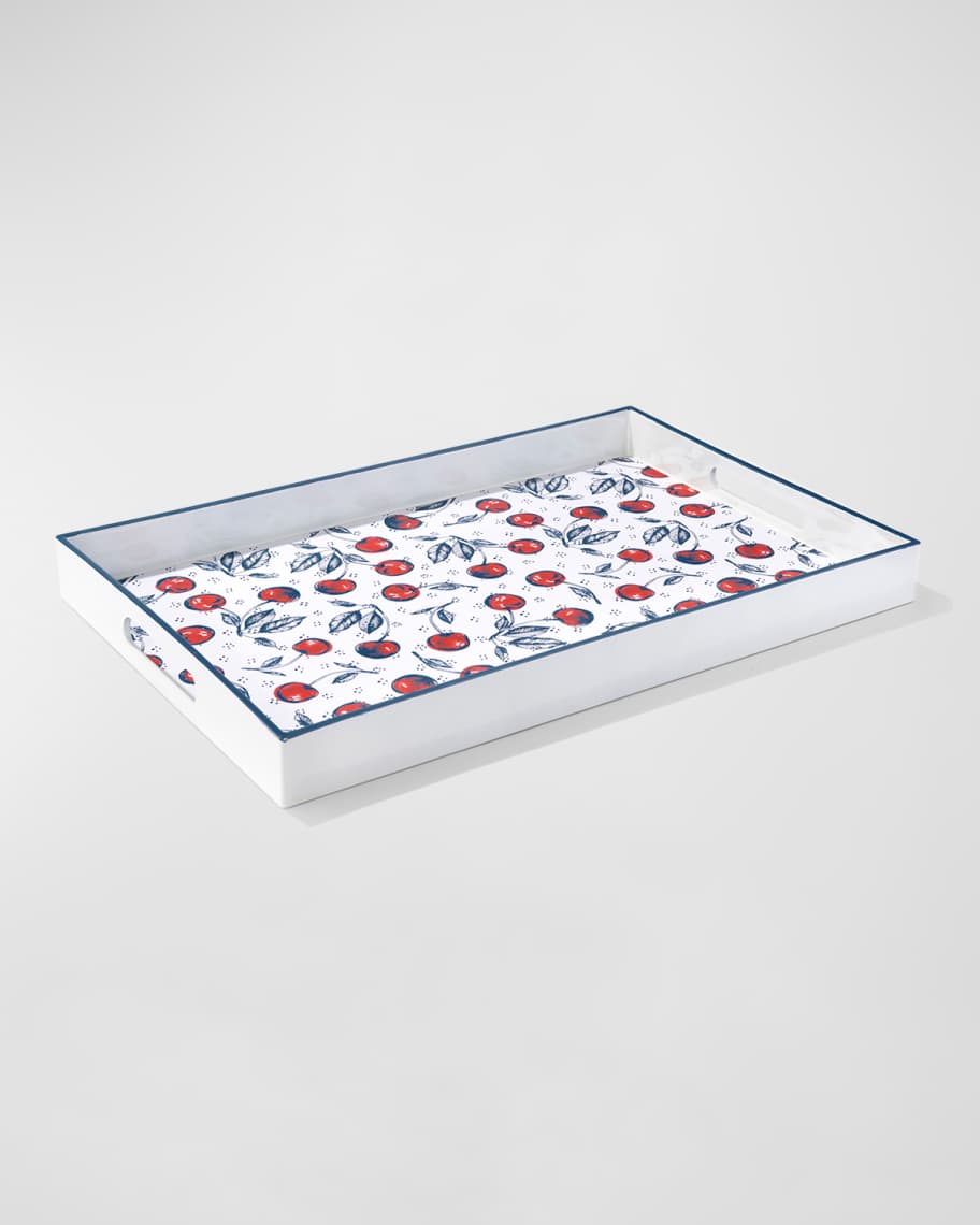 Image 3 of 5: Bing Cherries Trays, Set of 2 