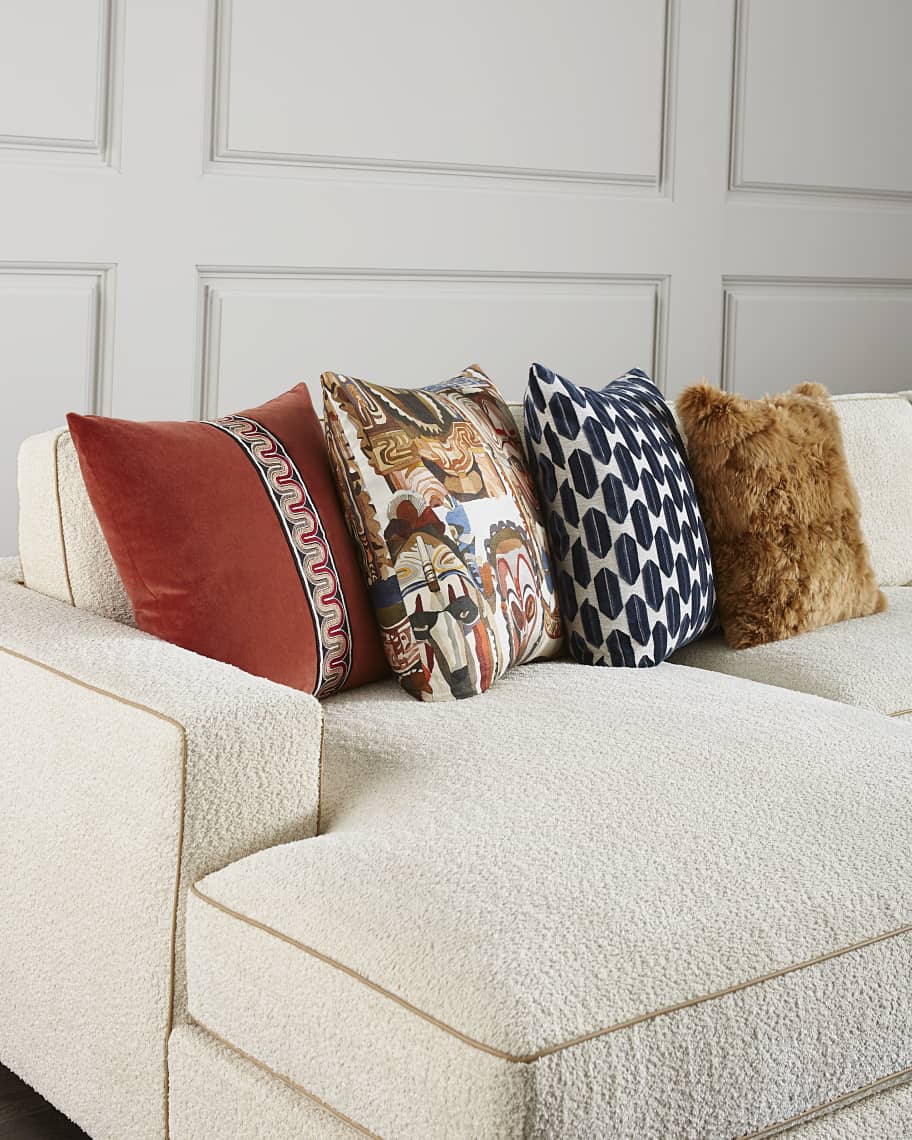 Image 3 of 3: Chana Double Chaise Sectional 176" 