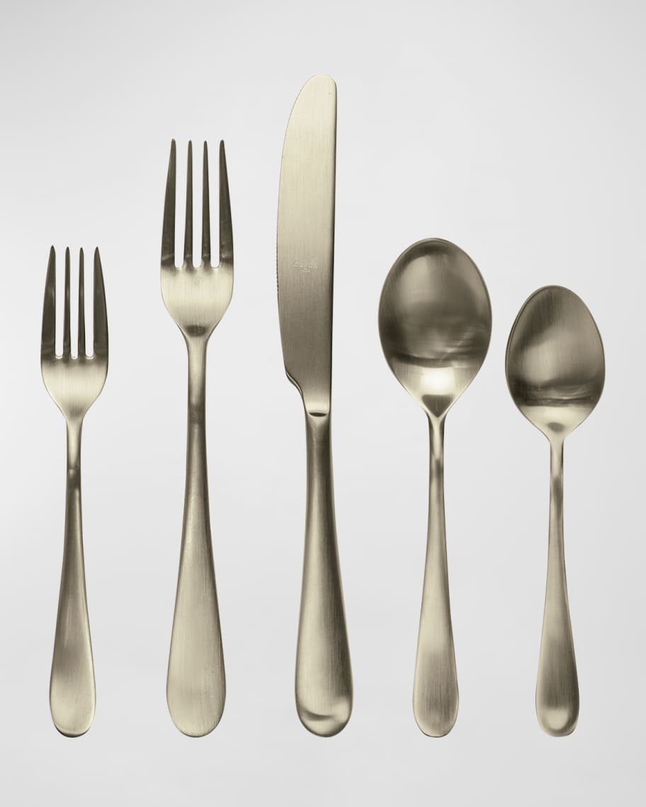 Image 1 of 2: Natura Ice Champagne 20-Piece Cutlery Set 