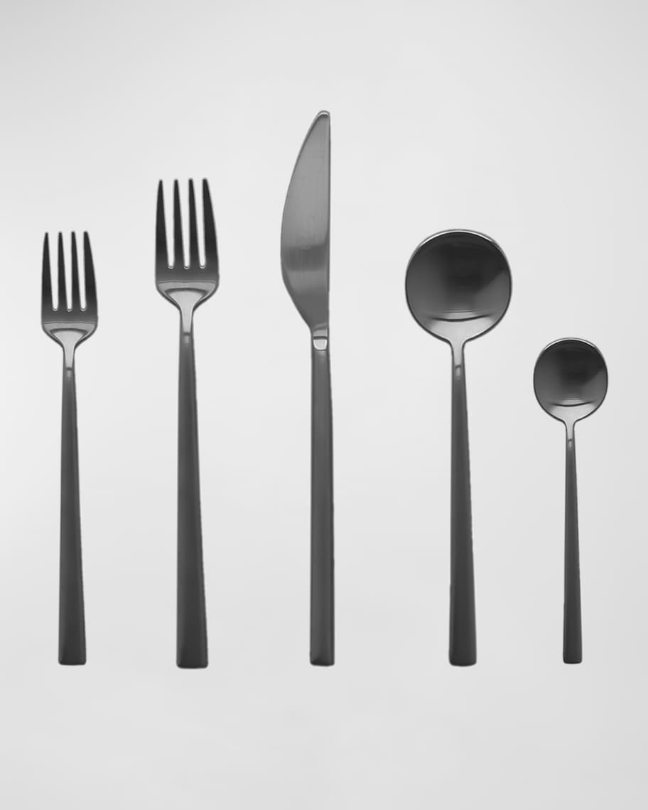 Image 1 of 2: Modiva Ice 5-Piece Flatware Set 