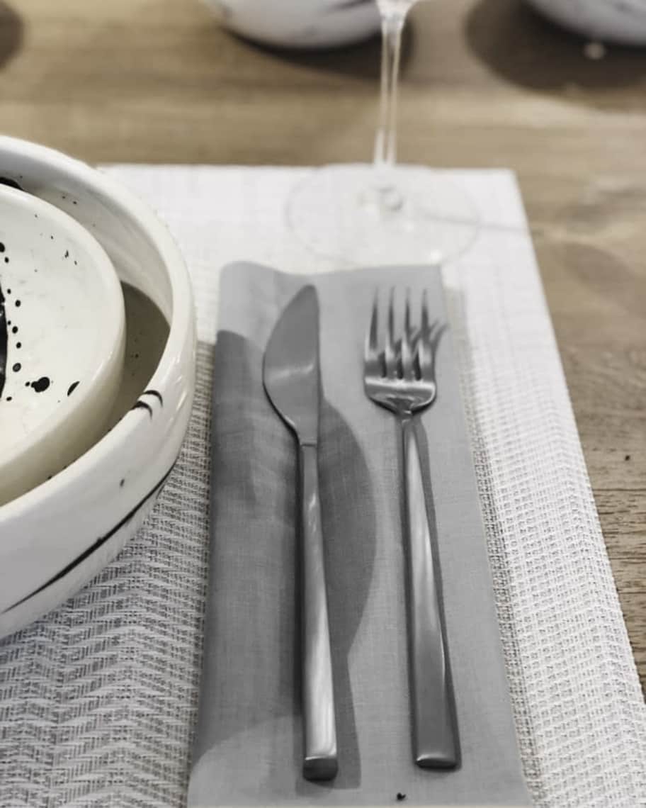 Image 2 of 2: Modiva Ice 5-Piece Flatware Set 
