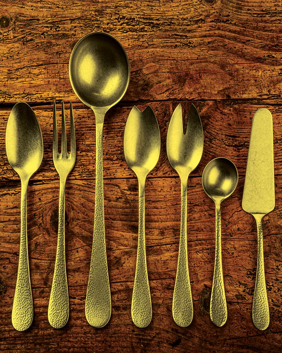 Image 2 of 2: Epoque Pewter Oro Serving Set 