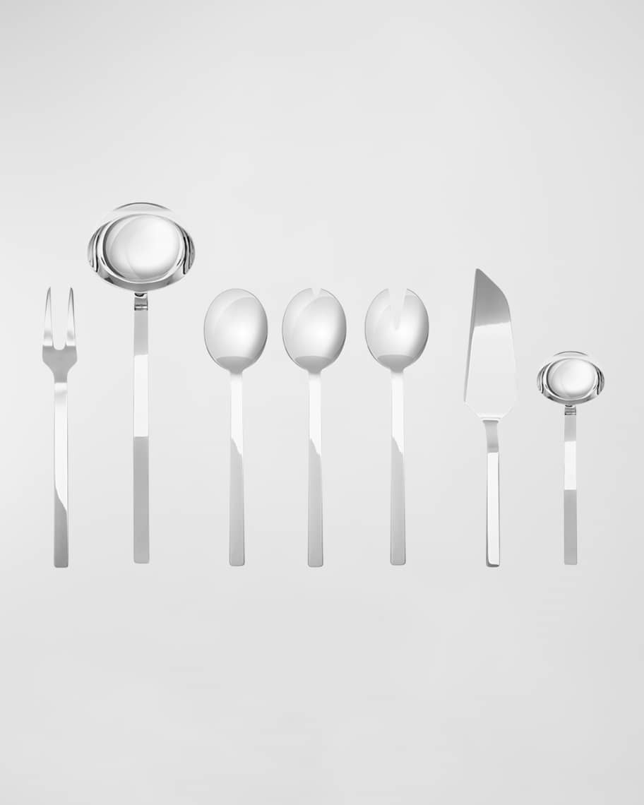 Image 1 of 1: Stile Ice 7-Piece Serving Set 