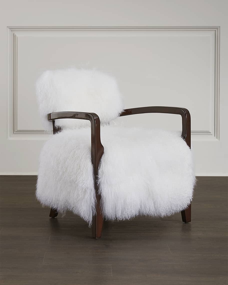Interlude Home Royce Sheepskin Lounge Chair Horchow