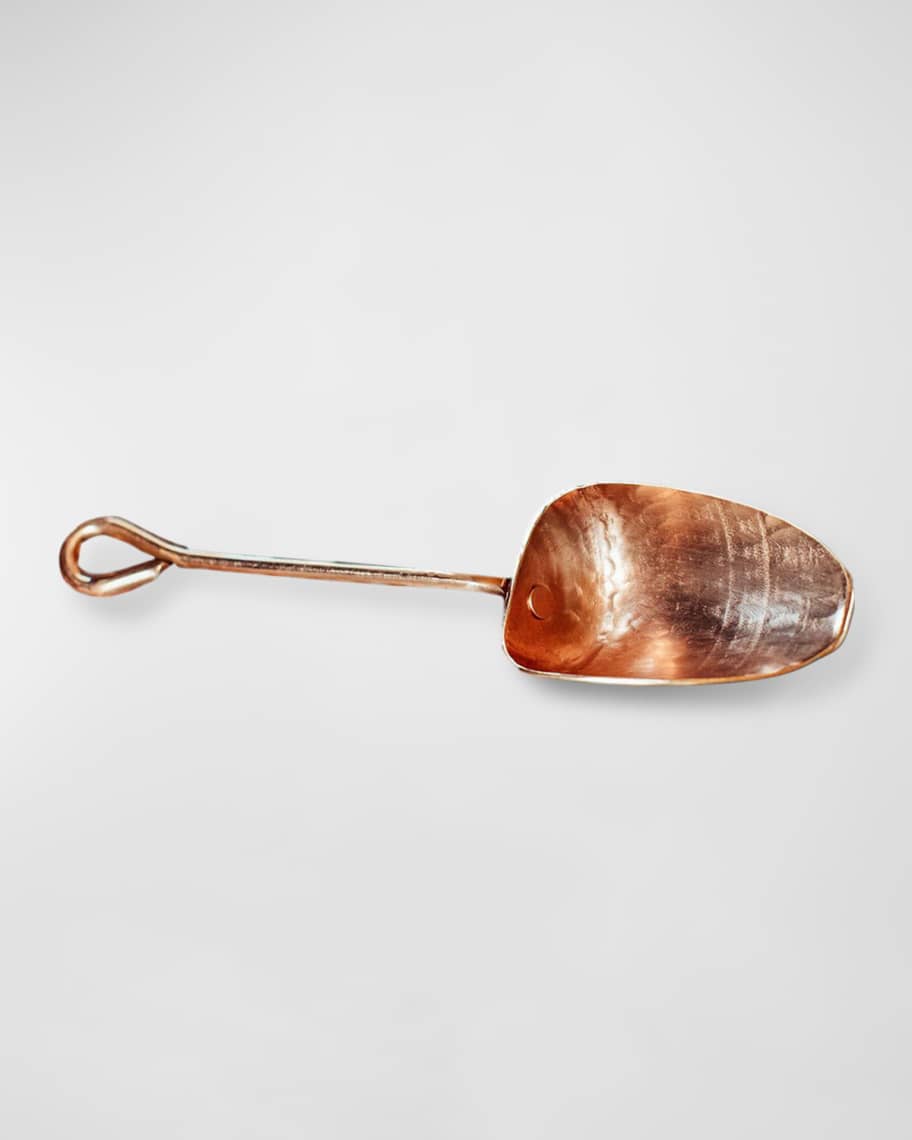 Copper outlet ice scoop